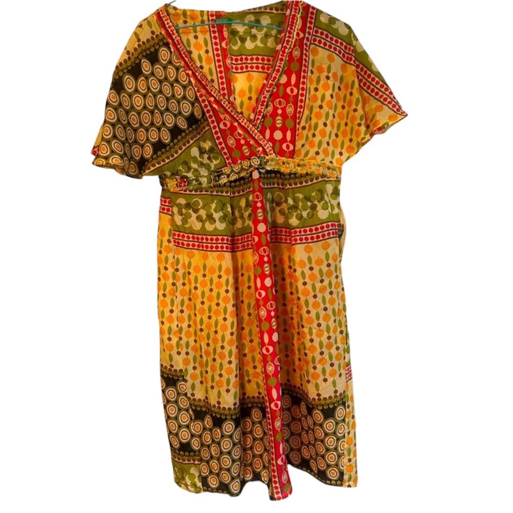 United Colors of Benetton Multicolor Floral Dress